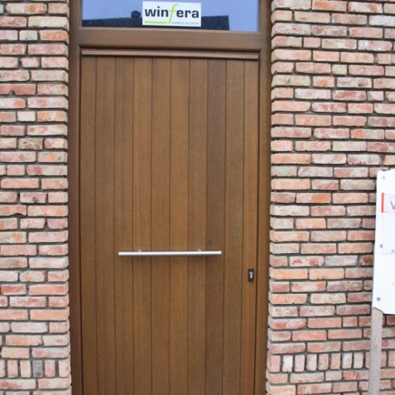 houten deur bovenlicht