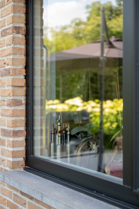 Modern hedendaags zwart PVC